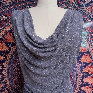 Jessica Howard | Silver Sparkly Dress, size 12